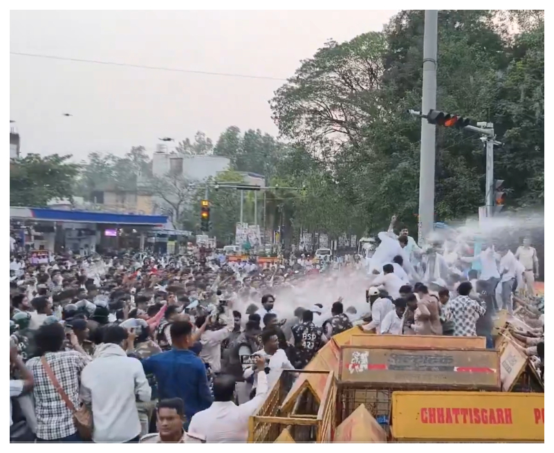 ఢిల్లీలో జంతర్ మంతర్‌లో సీజేపీ భారీ ఆందోళన..ధర్మేంద్ర ప్రధాన్ రాజీనామా చేయాలని డిమాండ్‌..