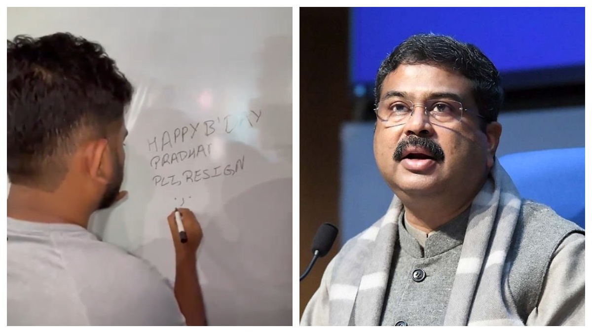 మీకు రాజీనామా లేఖ పంపుతాం, దానిపై వేలిముద్ర వేయండి.. ధర్మేంద్ర ప్రధాన్ పుట్టినరోజుకు సీజేపీ అభిజీత్ దీప్కే కానుక..