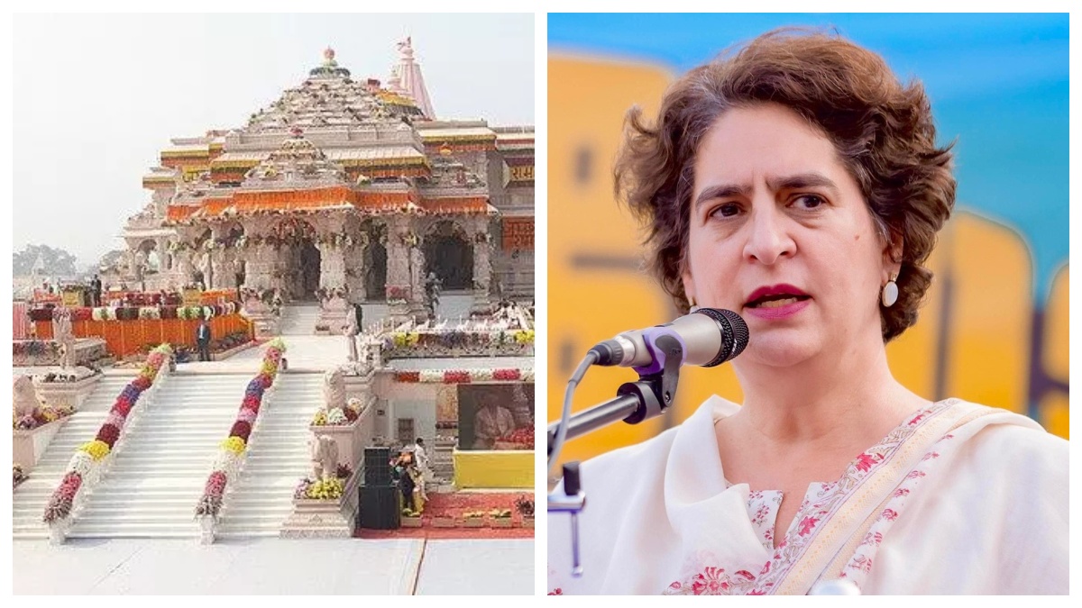 అయోధ్య రామ మందిర విరాళాల స్కాం.. పెద్దల హస్తం ఉందంటూ ప్రియాంక గాంధీ వాద్రా కీలక వ్యాఖ్యలు..