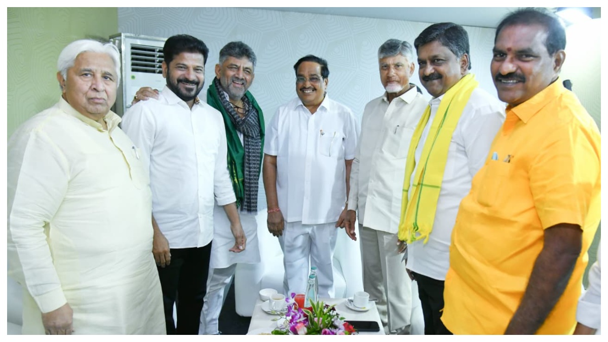 తుంగభద్ర ప్రాజెక్టు కొత్త గేట్ల ప్రారంభోత్సవం.. హాజరైన మూడు రాష్ట్రాల ముఖ్యమంత్రులు.. ఫోటోలు ఇవిగో..