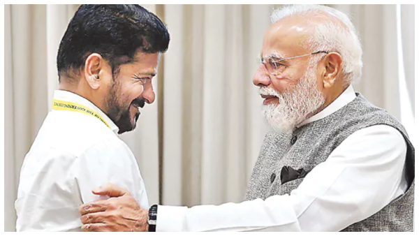 ప్రధాని మోదీతో భేటీ అయిన సీఎం రేవంత్ రెడ్డి.. హైదరాబాద్ మెగా ప్రాజెక్టుల కోసం రూ.1 లక్ష కోట్ల ఫండ్ కోరిన తెలంగాణ ముఖ్యమంత్రి..