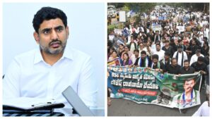 AP Mega DSC Row: నారా లోకేష్ రాజీనామా చేయాల్సిందే.. ఏపీ మెగా డీఎస్సీలో అక్రమాలు జరిగాయి.. సీబీఐ విచారణ చేయించాలంటూ వైసీపీ ఆందోళన..
