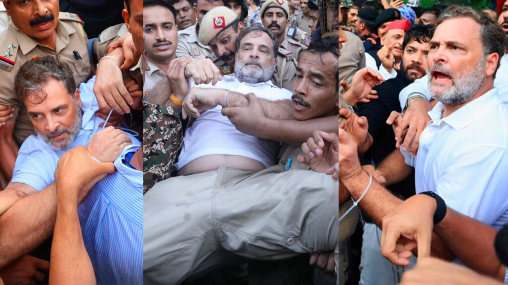 Rahul Gandhi Arrest Video: ప్రధాని నివాసం ముందు బైఠాయించిన రాహుల్, ప్రియాంక గాంధీల అరెస్ట్.. నెట్టింట వీడియో హల్‌చల్…
