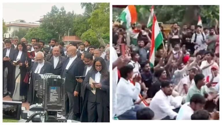 CJP Protest: విద్యార్థుల కోసం గళమెత్తిన సుప్రీంకోర్టు న్యాయవాదులు.. రాజ్యాంగ పీఠికతో నిరసన..ధన్యవాదాలు తెలిపిన సీజేపీ..