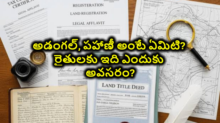 Adangal, Pahani: అడంగల్, పహాణీ అంటే ఏమిటి? రైతులకు ఇది ఎందుకు అవసరం?