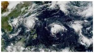 Four Storms Churning at Once: ఒకేసారి నాలుగు తుపాన్లు.. 8 ఏళ్ళ తరువాత పశ్చిమ పసిఫిక్‌ మహాసముద్రంలో అరుదైన వాతావరణ పరిణామం..
