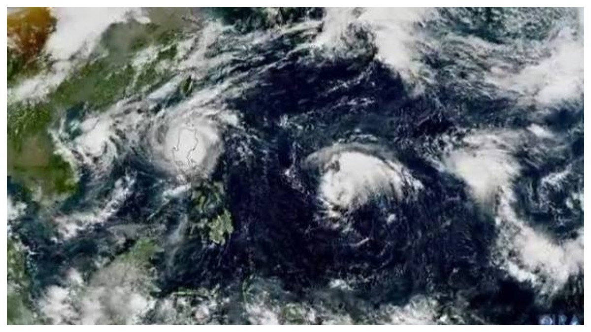 Four Storms Churning at Once: ఒకేసారి నాలుగు తుపాన్లు.. 8 ఏళ్ళ తరువాత పశ్చిమ పసిఫిక్‌ మహాసముద్రంలో అరుదైన వాతావరణ పరిణామం..