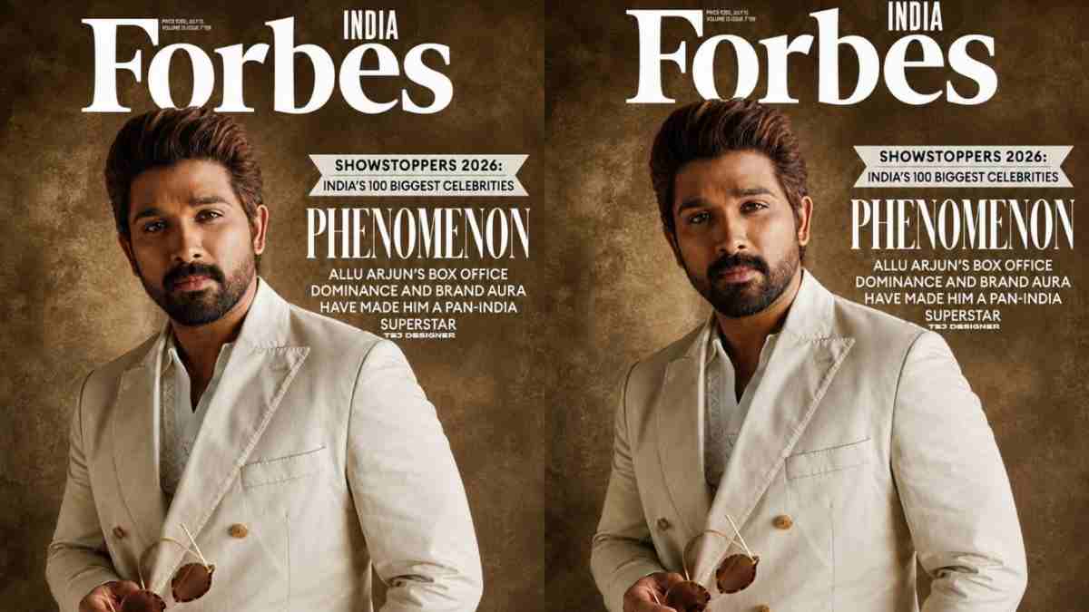 Allu Arjun Forbes Magazine Video: అల్లు అర్జున్ ఫోర్బ్స్ మ్యాగజైన్ కవర్ ఫోటో షూట్ వైరల్ వీడియో మీ కోసం..