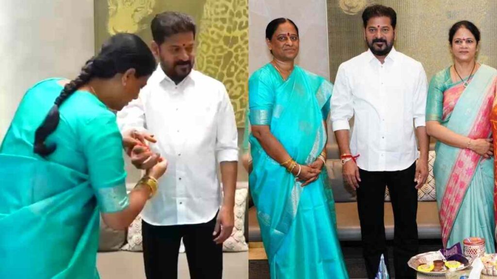 CM Revanth Reddy – Konda Surekha: సీఎం రేవంత్‌కు బంగారు రాఖీ క‌ట్టిన మంత్రి కొండా సురేఖ‌