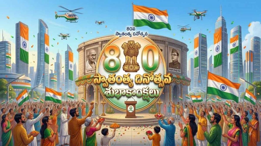 80వ స్వాతంత్ర్య దినోత్సవ వాట్సప్ స్టేటస్ HD ఫోటో గ్రీటింగ్స్ మరియు ఉచిత డౌన్లోడ్