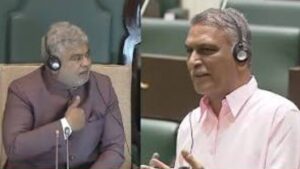Telangana Assembly Session: కౌరవులకు పట్టిన గతే రేపు కాంగ్రెస్ పార్టీకి పడుతుంది.. హరీష్ రావు సంచలన వ్యాఖ్యలు.. మీకంటే ఎక్కువ ఆవేశ పడాల్సింది నేను అంటూ స్పీకర్ కౌంటర్..