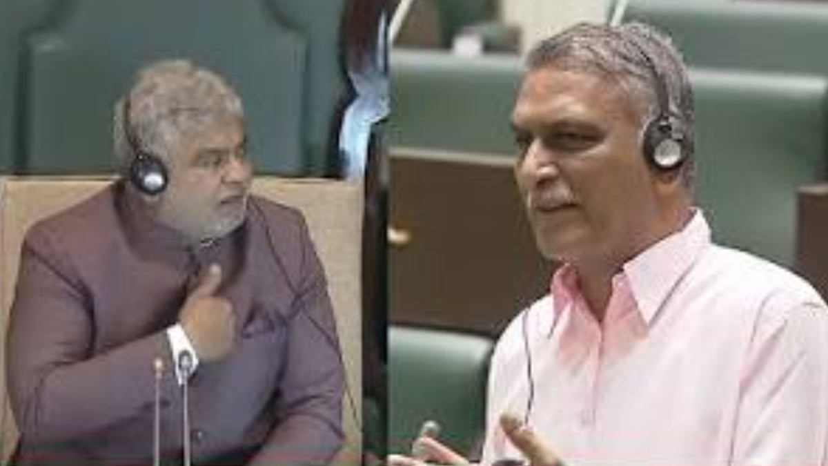 Telangana Assembly Session: కౌరవులకు పట్టిన గతే రేపు కాంగ్రెస్ పార్టీకి పడుతుంది.. హరీష్ రావు సంచలన వ్యాఖ్యలు.. మీకంటే ఎక్కువ ఆవేశ పడాల్సింది నేను అంటూ స్పీకర్ కౌంటర్..