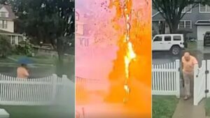 Viral Video: పిడుగు పడినా ప్రాణాలతో బయటపడ్డాడు.. వైరల్ అవుతున్న వీడియో ఇదే..