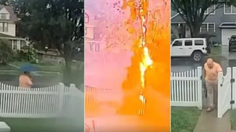 Viral Video: పిడుగు పడినా ప్రాణాలతో బయటపడ్డాడు.. వైరల్ అవుతున్న వీడియో ఇదే..