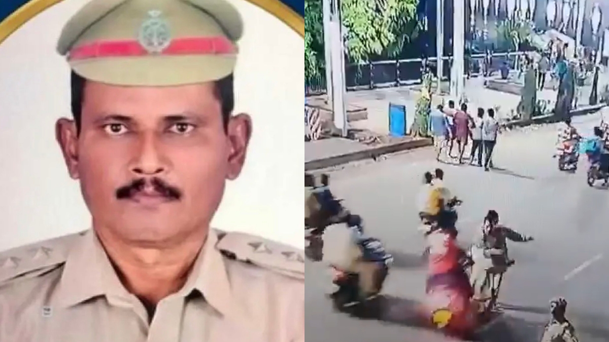 Ganesh Immersion Duty: వీడియో ఇదిగో.. గణేశ్ నిమజ్జనం విధులకు వచ్చి ఎస్‌ఐ మృత్యువాత.. బైక్ ఢీకొని ఎస్‌ఐ వెంకన్న మృతి