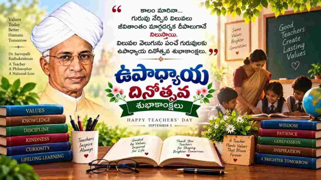 Happy Teachers Day 2026 TeluguWishes