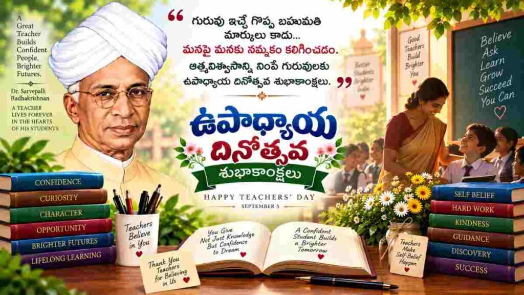 Happy Teachers Day 2026 TeluguWishes