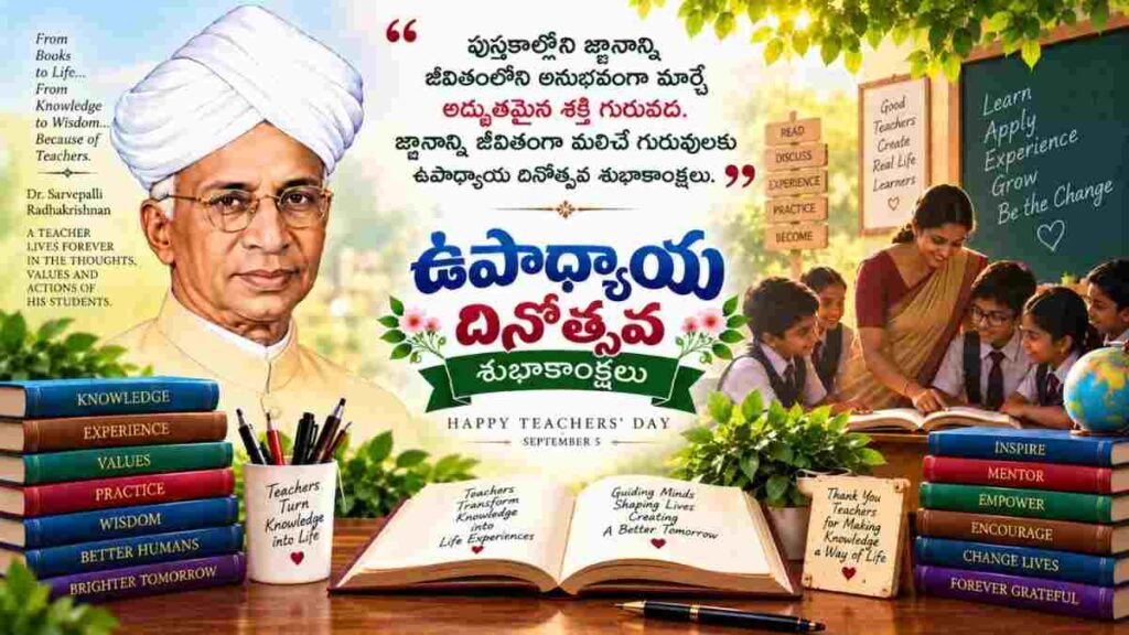 Happy Teachers Day 2026 TeluguWishes