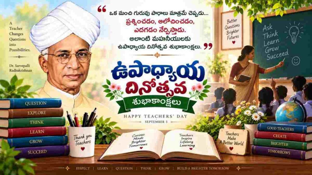 Teachers’ Day 2026 Speech Ideas: నేడు టీచర్స్ డే సందర్భంగా మంచి స్పీచ్ ఇవ్వాలి అనుకుంటున్నారా..అయితే చక్కటి స్పీచ్ మీకోసం..