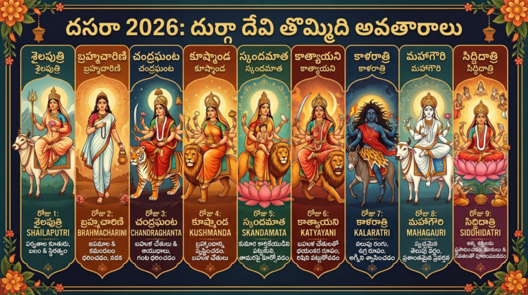 Dussehra 2026: నవరాత్రుల్లో అమ్మవారి 9 అవతారాలు.. శైలపుత్రి నుంచి సిద్ధిదాత్రి వరకు.. దసరా నాడు దుర్గాదేవి తొమ్మిది అవతారాల చరిత్ర ఇదే..