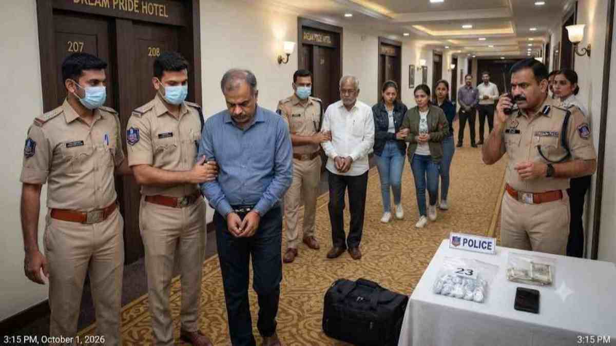 Hyderabad Gachibowli Hotel Raid:హైదరాబాద్ హోటల్‌లో పోలీసుల దాడులు.. ముగ్గురు విదేశీ మహిళలు సహా ఆరుగురు అదుపులో