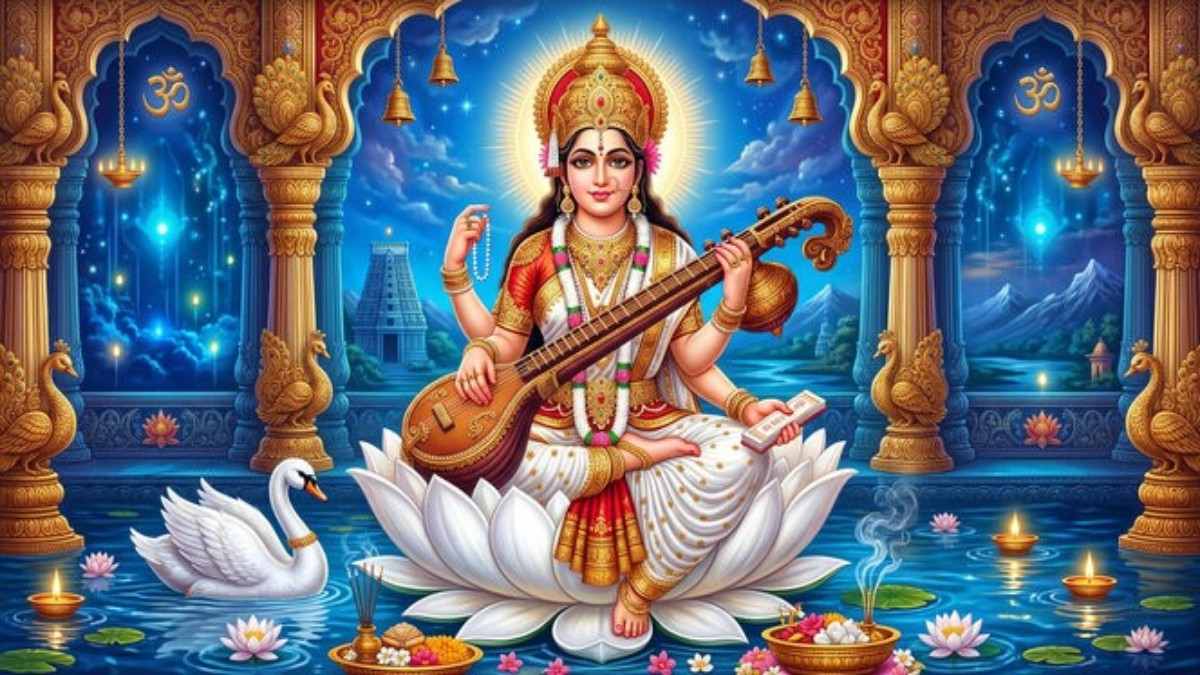 Dasara Navaratri 6th Day: నేడు నవరాత్రుల 6వ రోజు సరస్వతీ పూజ ఎలా చేయాలి? పూజా సామగ్రి, నైవేద్యం, చదవాల్సిన శ్లోకాలు మీ కోసం