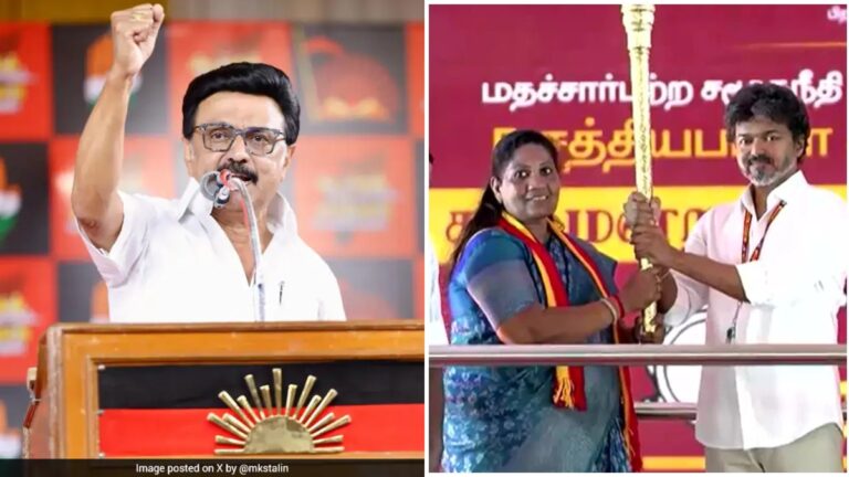 Dharapuram Bypoll: సత్యభామ కాదు.. ‘సూట్‌కేస్’ భామ.. టీవీకే మహిళా అభ్యర్థిపై స్టాలిన్ వ్యాఖ్యలు.. తమిళనాడులో రాజకీయ దుమారం..